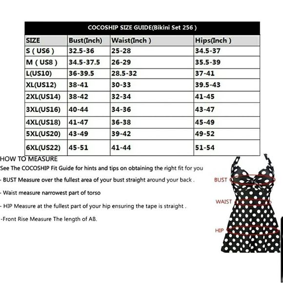 COCOSHIP Vintage Sailor Pin Up Swimsuit Retro One Piece Skirtini Cover Up US 22 - Picture 6 of 7